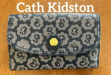 Cath Kidston 캐스키드슨 새상품급 꽃무늬 접이식 지갑 네이비