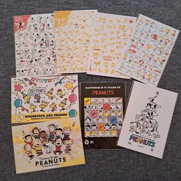 스누피타운 PEANUTS 75주년 아트 카드 우드스탁