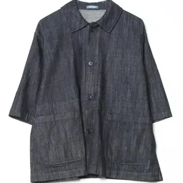 플랜테이션 BIZEN 슬라브 데님 블라우스 세금 포함 42,900엔