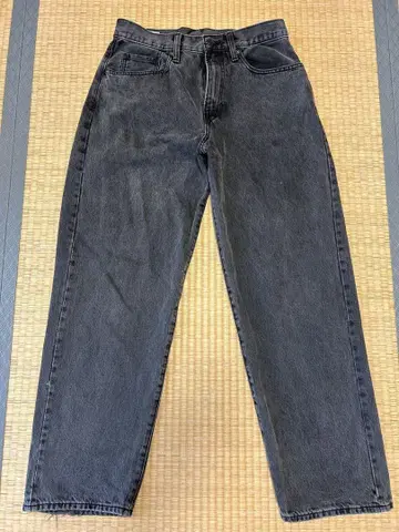 GAP 배기 핏 데님 팬츠 30/30 블랙