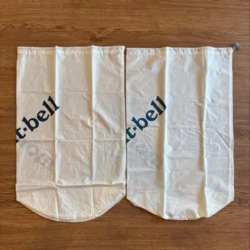 새상품 몽벨 스태프백 코튼 복조리 약 57cm x 40cm 2개