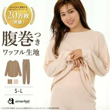 aimerfeel 에메필 복대 포함 룸웨어 상하의 세트 온기 관리 새상품