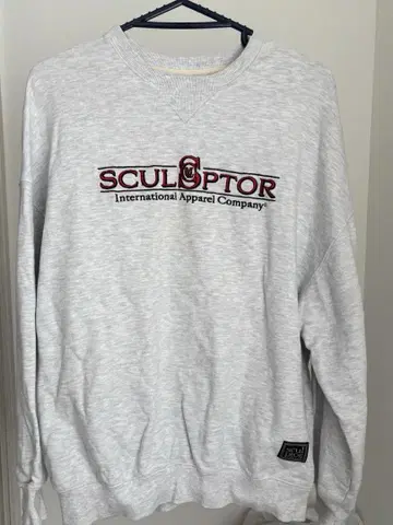 SCULPTOR 90's LOGO SWEATSHIRT 그레이
