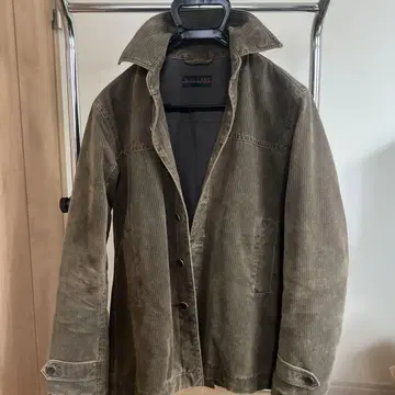 MORGAN 카키 코듀로이 자켓
