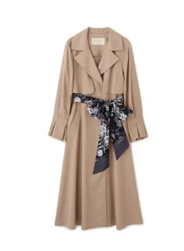 스카프 포함 드레스 트렌치코트 JILL by JILLSTUART