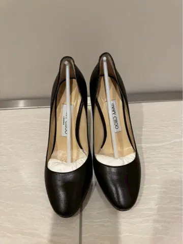 미사용 새상품 Jimmy Choo 블랙 하이힐 핑힐 36