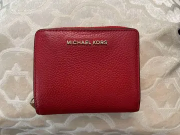 MICHAEL KORS 레드 접이식 지갑