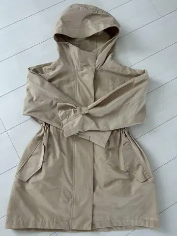 ROPE 후드 부착 베이지 자켓