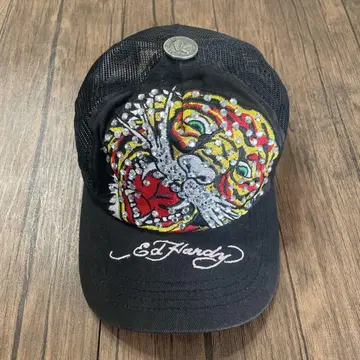 Ed Hardy 호랑이 자수 메쉬 캡