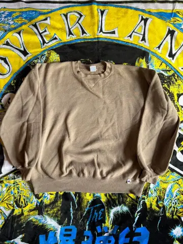 90s 미국제 전V RUSSELL XL 베이지 맨투맨