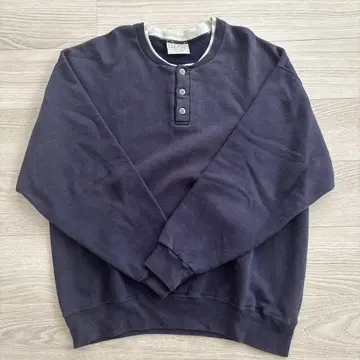 80s L.L.Bean x Russell 헨리넥 맨투맨 XL