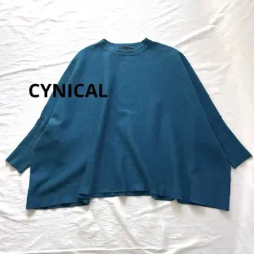시니컬 CYNICAL 돌먼 판초 니트 루즈핏 변형