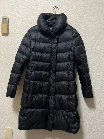 유니클로 울트라 라이트 다운 코트 / XL 블랙 다운 90% 더블 지퍼