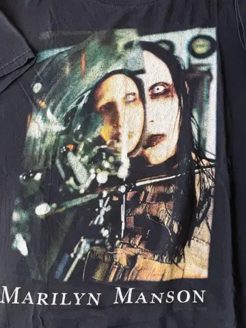 vintage Marilyn Manson 티셔츠