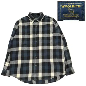 00s 울 리치 플란넬 셔츠