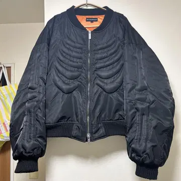 SURGERY Bone Embossing MA-1 플라이트 자켓