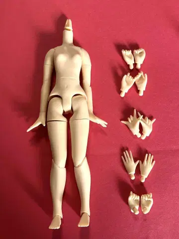 퓨어니모 프렉션 S 여아 백피 화이트 바디 핸드 파츠 A