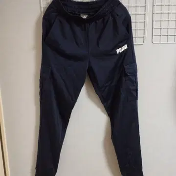 PUMA 네이비 카고 팬츠