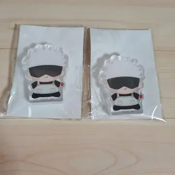 주술회전 조리 실습 고죠 사토루 못치비 아크릴 블록 세트