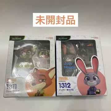 넨도로이드 주토피아 닉 & 주디 피규어 2체 세트