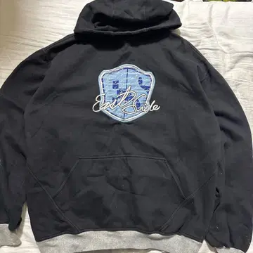 WESTWEAR 블랙 그레이 후드티 XXL
