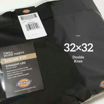 32 x 32 [ 새상품 미사용 ] 디키즈 더블니 85283 BLACK