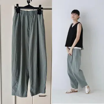 2024 human woman 팬츠 블루