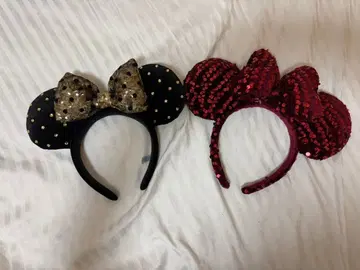 미키 귀 머리띠 2개 세트