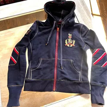 폴로진스 Polo Jeans Company 네이비 후드티 L