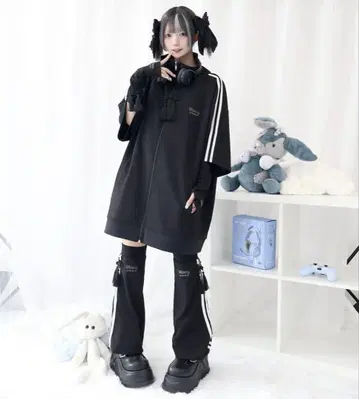 Whinny 팬더 저지 블랙