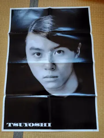 명성 헤이세이 10년 부록 포스터 킨키 키즈 흑백