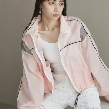 핑크 집업 자켓 프리 사이즈