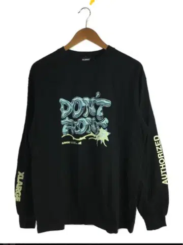 XLARGE 블랙 긴팔