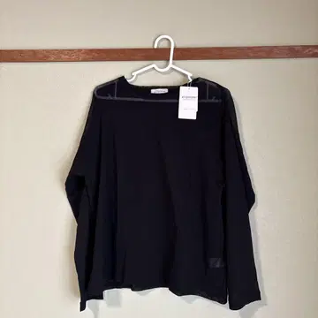 GREEN LABEL RELAXING 블랙 긴팔 T셔츠