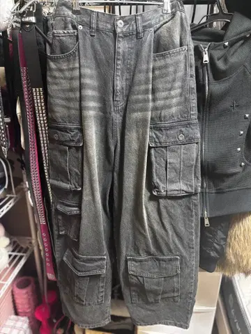 9090 카고 데님 Multi Pocket Cargo Pants