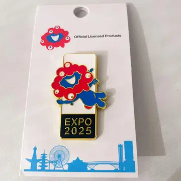 EXPO 2025 핀 배지 미야쿠미야쿠 방긋