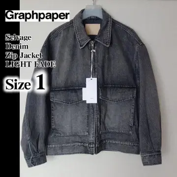 미사용 Graphpaper Selvage Denim Zip Jacket