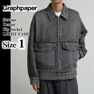 미사용 Graphpaper Selvage Denim Zip Jacket