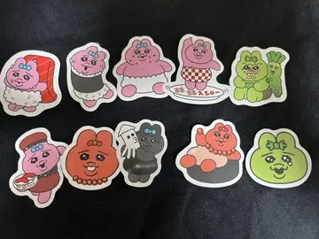빤쮸토끼 스시로 콜라보 피크 10종 컴플리트