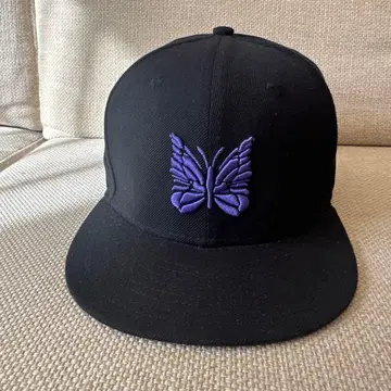 59FIFTY 블랙 나비 자수 캡 7 1/4
