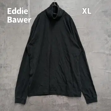 에디 바우어 블랙 터틀넥 롱T TALL XL [ 6402 ]