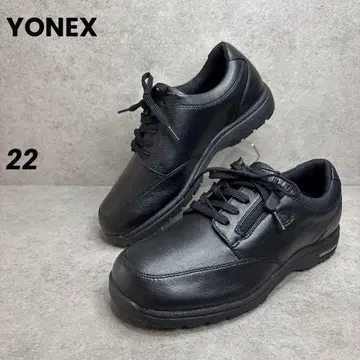 YONEX 파워 쿠션 사이드 지퍼 워킹화 블랙