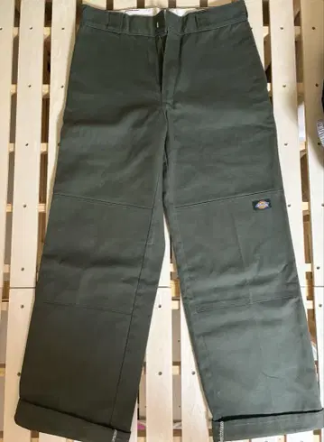 Dickies 루즈핏 더블니 카키 30인치