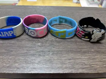 컬러풀 실리콘 러버 밴딩 4개 세트