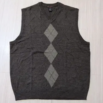 Dockers 아가일 V넥 스웨터 베스트 XXL(35)
