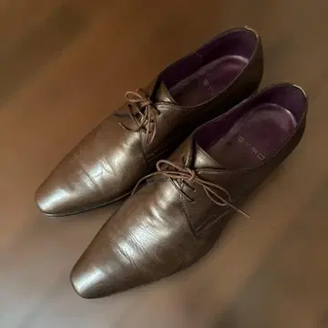 최종 가격 에트로 ETRO 브라운 가죽 드레스 슈즈