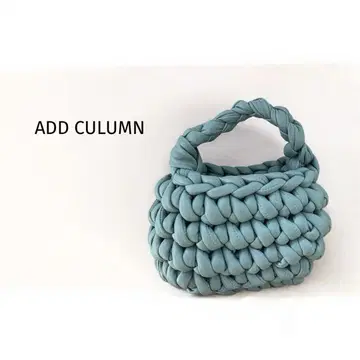 ADD CULUMN 애드 컬럼 핸드백 메쉬 바스켓 스카이블루