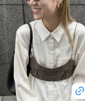 feepur 멜란지 브라탑 뷔스티에 그레이 페퓨르