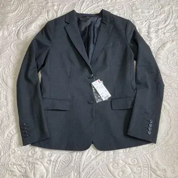 미사용 택 포함! UNIQLO 스트레치 테일러드 자켓 다크 그레이 M