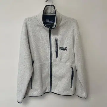 퍼스트 다운 90s 플리스 보아 자켓 화이트 아이보리